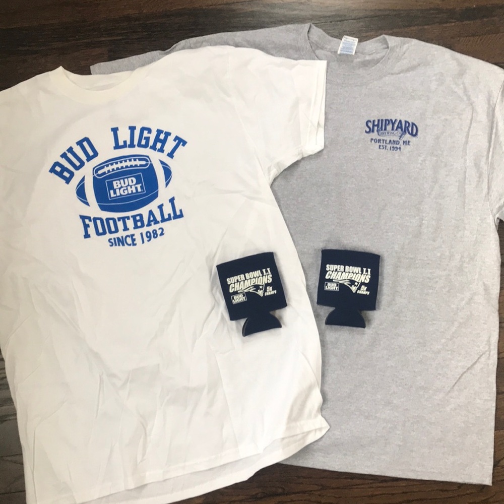 Beer swag tee shirts